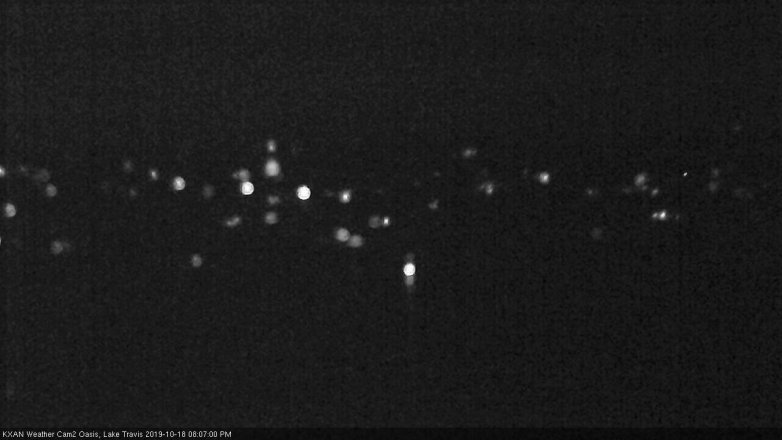 Lake Travis webcam, October 18, 2019 7:10 PM CT