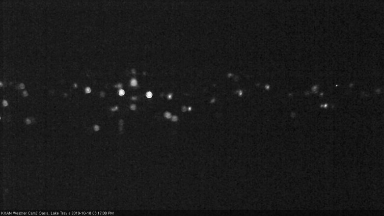 Lake Travis webcam, October 18, 2019 7:20 PM CT