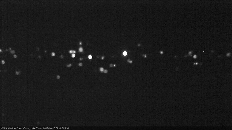 Lake Travis webcam, October 18, 2019 7:50 PM CT