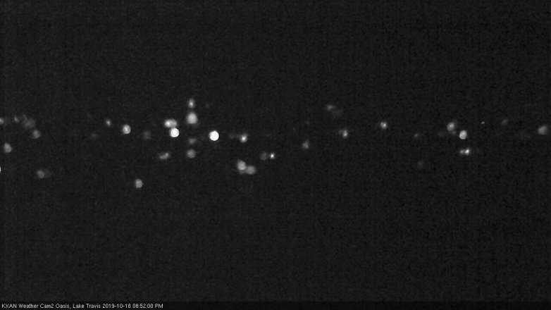 Lake Travis webcam, October 18, 2019 7:55 PM CT