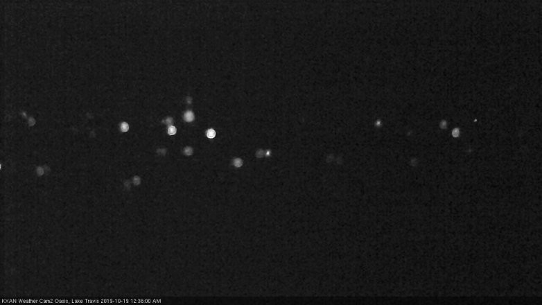 Lake Travis webcam, October 18, 2019 11:40 PM CT