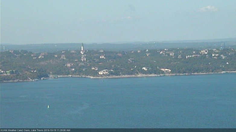 Lake Travis webcam, October 19, 2019 10:30 AM CT