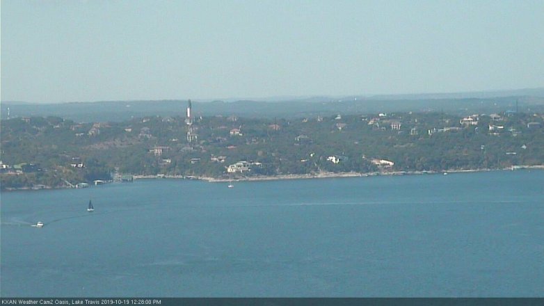 Lake Travis webcam, October 19, 2019 11:30 AM CT