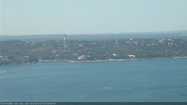 Lake Travis webcam, October 19, 2019 12:05 PM CT