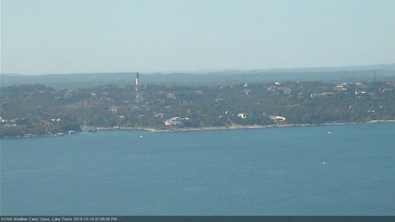 Lake Travis webcam, October 19, 2019 12:10 PM CT