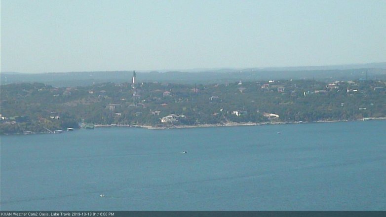 Lake Travis webcam, October 19, 2019 12:20 PM CT