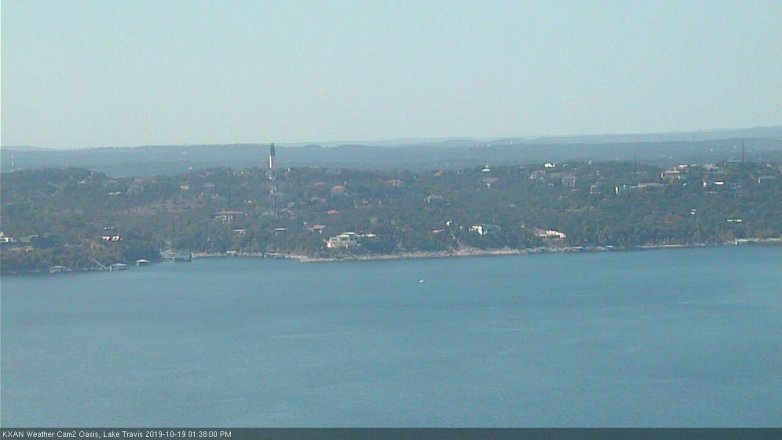 Lake Travis webcam, October 19, 2019 12:40 PM CT