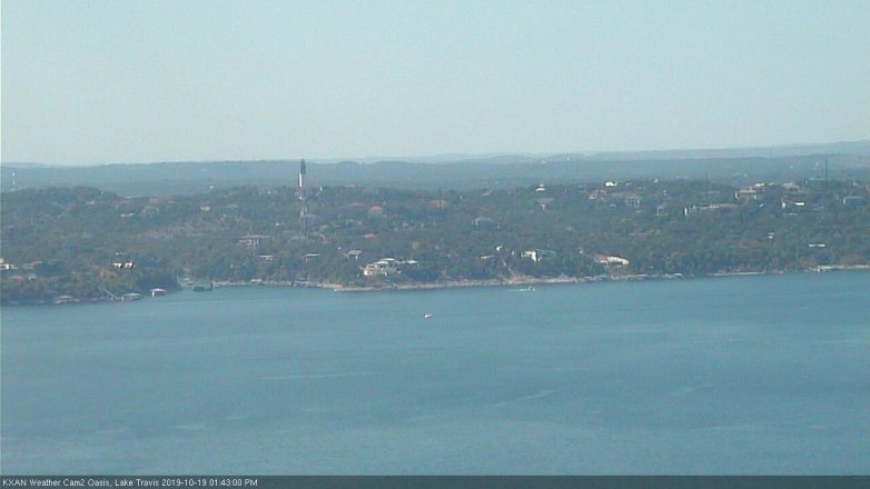 Lake Travis webcam, October 19, 2019 12:45 PM CT