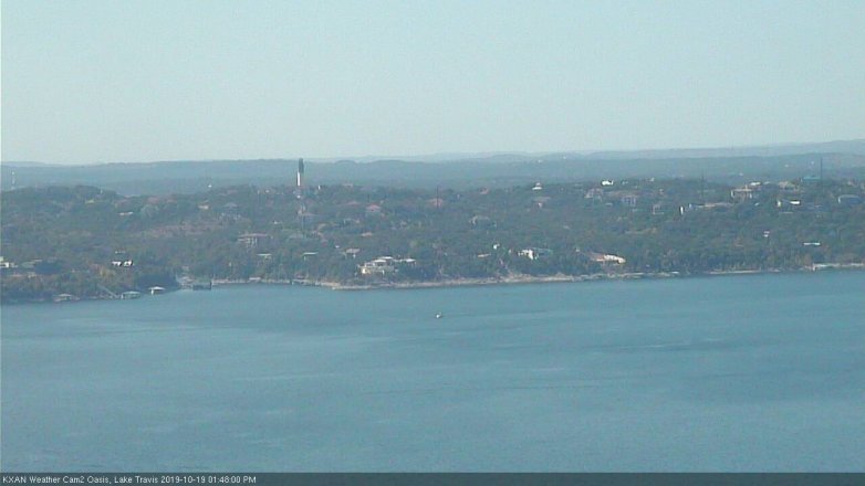 Lake Travis webcam, October 19, 2019 12:50 PM CT