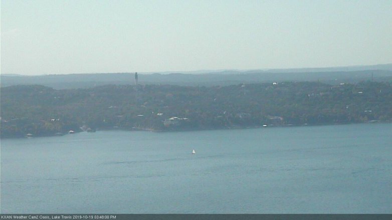 Lake Travis webcam, October 19, 2019 2:50 PM CT