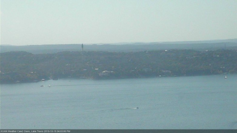 Lake Travis webcam, October 19, 2019 3:05 PM CT