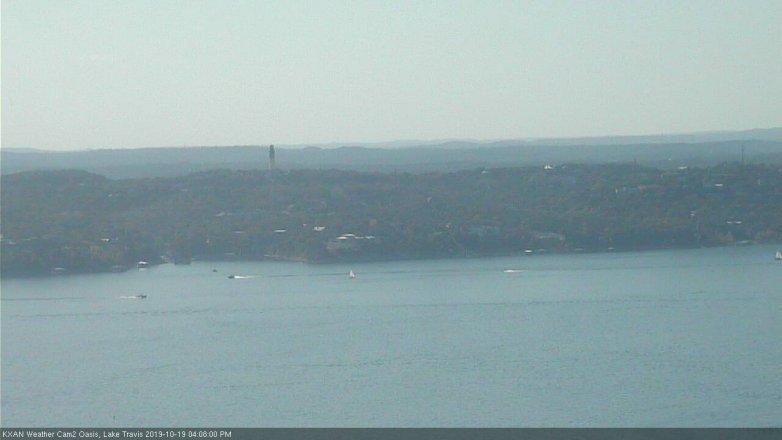 Lake Travis webcam, October 19, 2019 3:10 PM CT