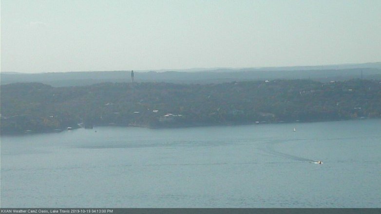 Lake Travis webcam, October 19, 2019 3:15 PM CT