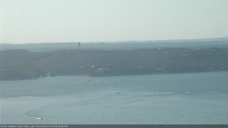 Lake Travis webcam, October 19, 2019 3:30 PM CT