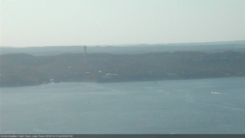 Lake Travis webcam, October 19, 2019 3:40 PM CT