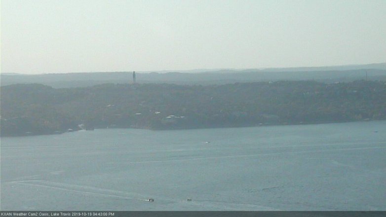 Lake Travis webcam, October 19, 2019 3:45 PM CT