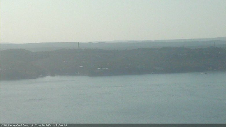 Lake Travis webcam, October 19, 2019 4:05 PM CT