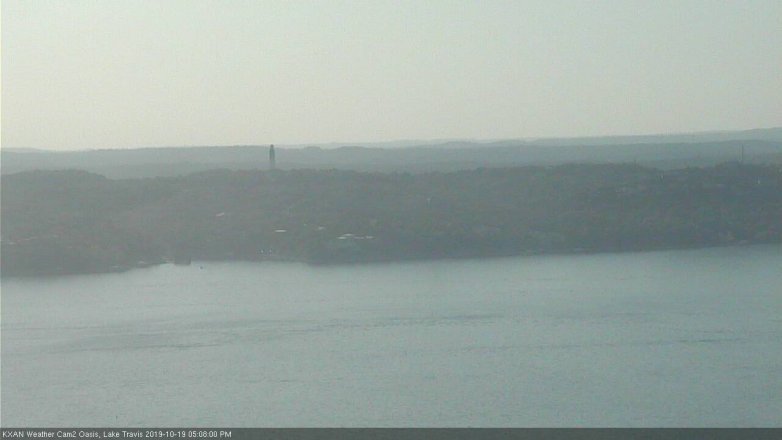 Lake Travis webcam, October 19, 2019 4:10 PM CT