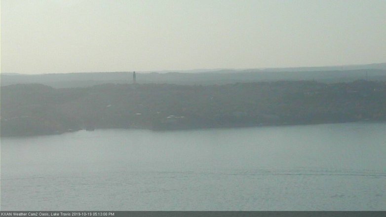 Lake Travis webcam, October 19, 2019 4:15 PM CT