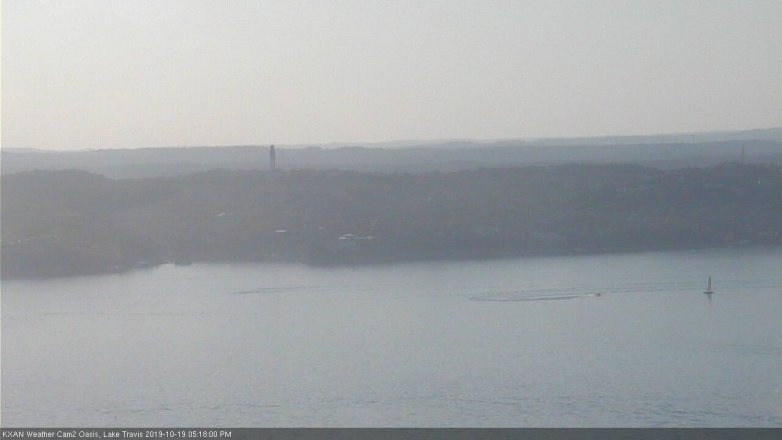 Lake Travis webcam, October 19, 2019 4:20 PM CT