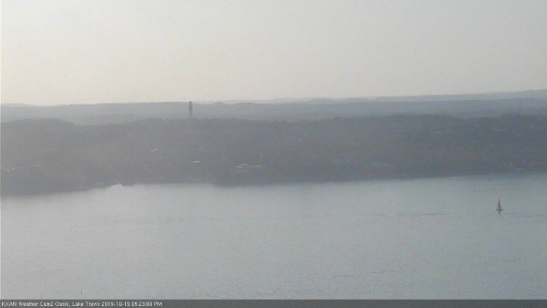 Lake Travis webcam, October 19, 2019 4:25 PM CT