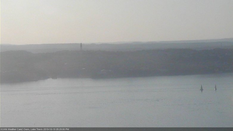 Lake Travis webcam, October 19, 2019 4:30 PM CT