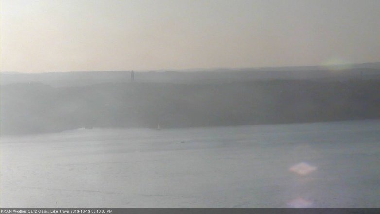Lake Travis webcam, October 19, 2019 5:15 PM CT