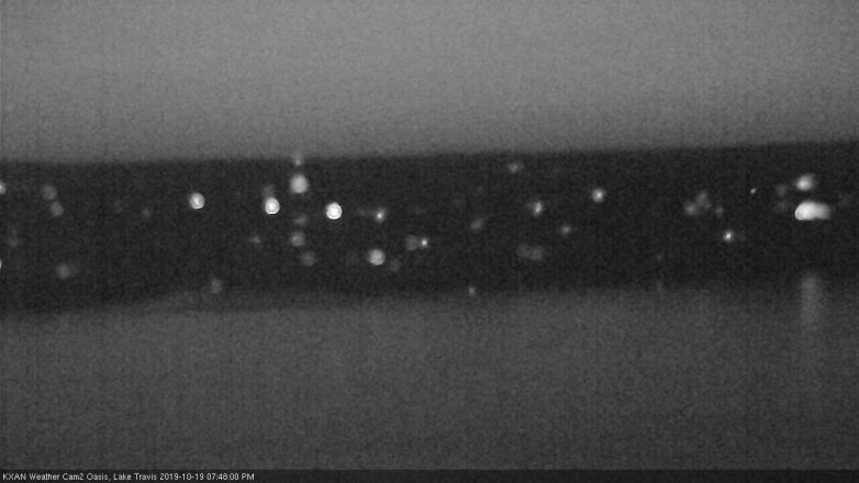 Lake Travis webcam, October 19, 2019 6:50 PM CT