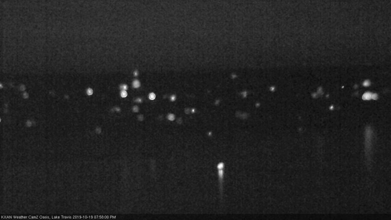 Lake Travis webcam, October 19, 2019 7:00 PM CT