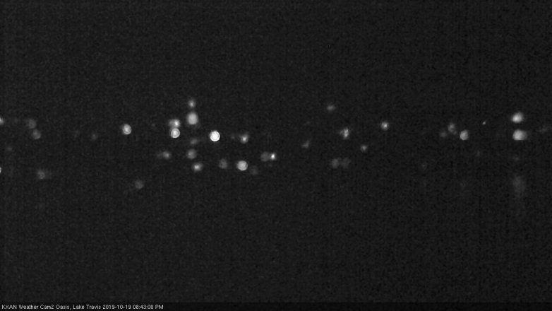 Lake Travis webcam, October 19, 2019 7:45 PM CT