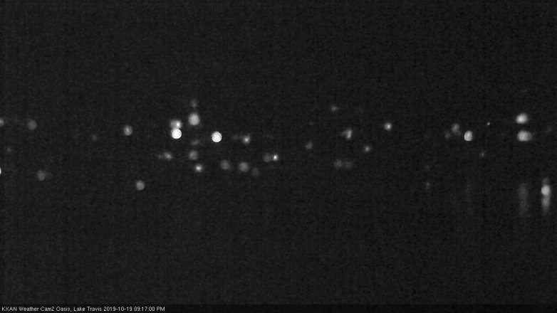 Lake Travis webcam, October 19, 2019 8:20 PM CT