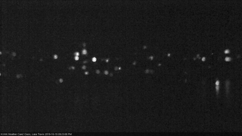 Lake Travis webcam, October 19, 2019 8:25 PM CT