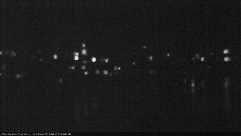 Lake Travis webcam, October 19, 2019 8:40 PM CT
