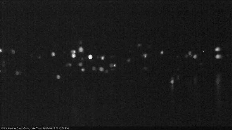 Lake Travis webcam, October 19, 2019 8:45 PM CT