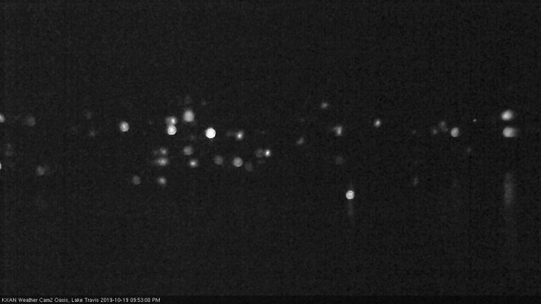 Lake Travis webcam, October 19, 2019 8:55 PM CT