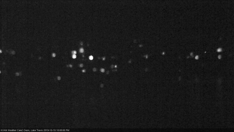 Lake Travis webcam, October 19, 2019 9:10 PM CT
