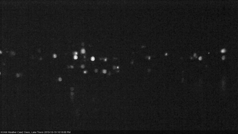 Lake Travis webcam, October 19, 2019 9:20 PM CT