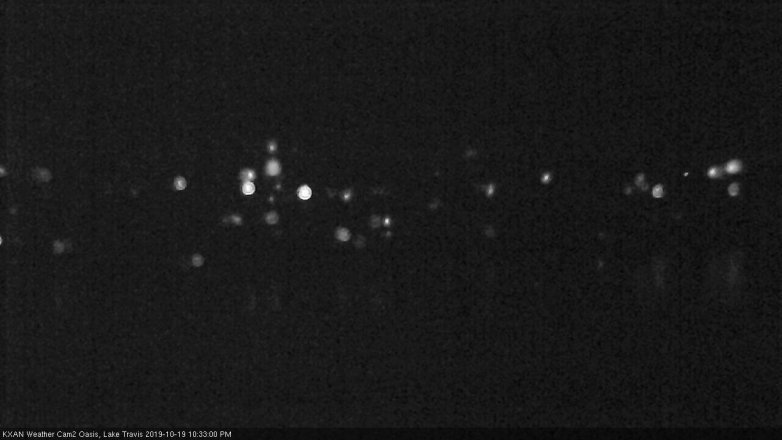 Lake Travis webcam, October 19, 2019 9:35 PM CT