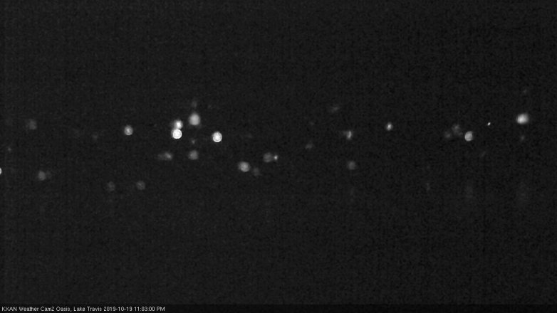 Lake Travis webcam, October 19, 2019 10:05 PM CT