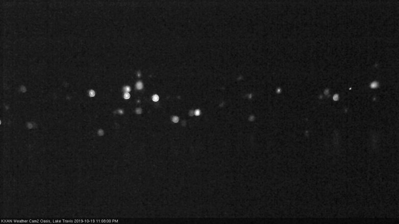 Lake Travis webcam, October 19, 2019 10:10 PM CT