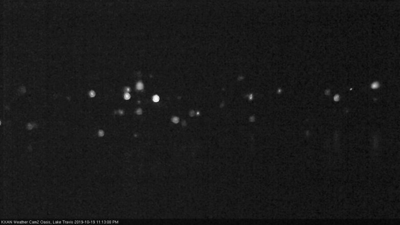 Lake Travis webcam, October 19, 2019 10:15 PM CT