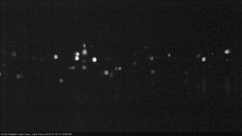 Lake Travis webcam, October 19, 2019 10:20 PM CT