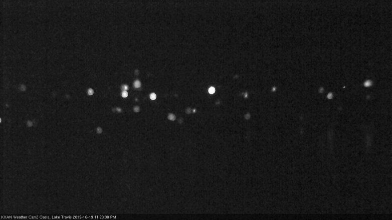 Lake Travis webcam, October 19, 2019 10:25 PM CT