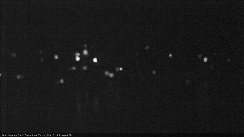 Lake Travis webcam, October 19, 2019 10:50 PM CT