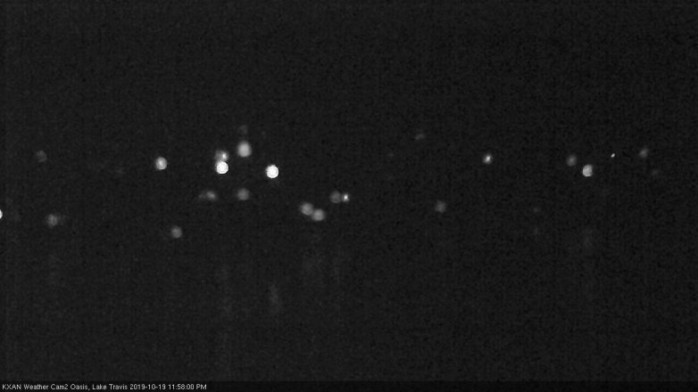 Lake Travis webcam, October 19, 2019 11:00 PM CT