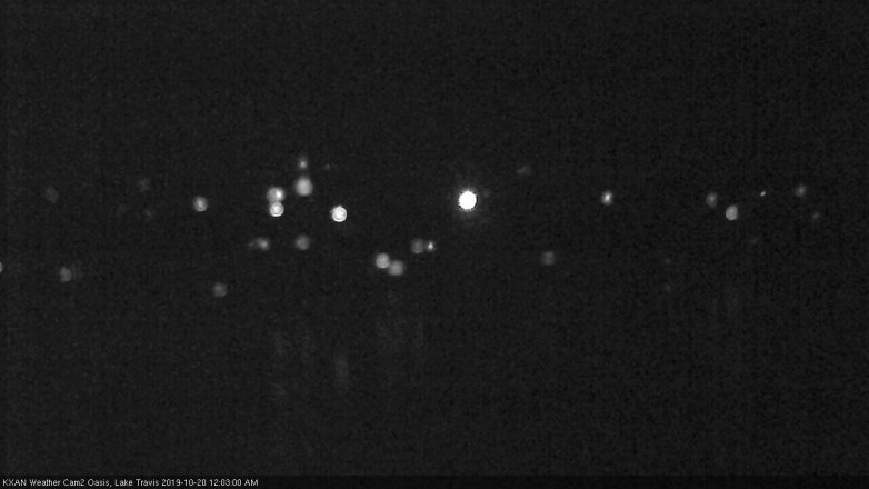 Lake Travis webcam, October 19, 2019 11:05 PM CT