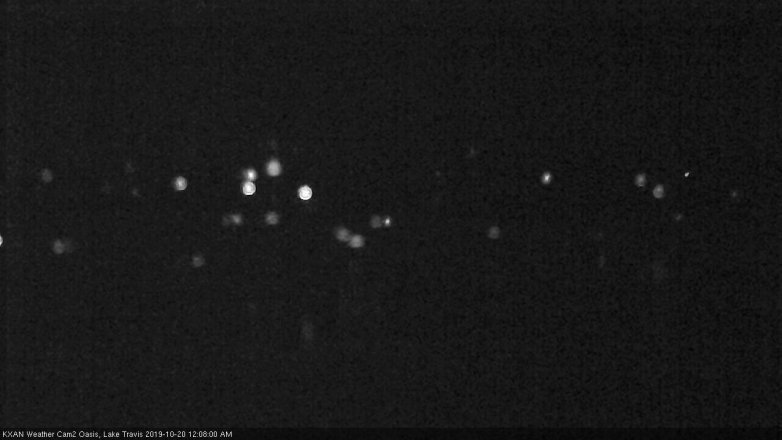 Lake Travis webcam, October 19, 2019 11:10 PM CT