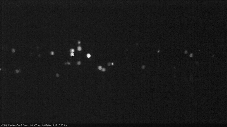 Lake Travis webcam, October 19, 2019 11:15 PM CT