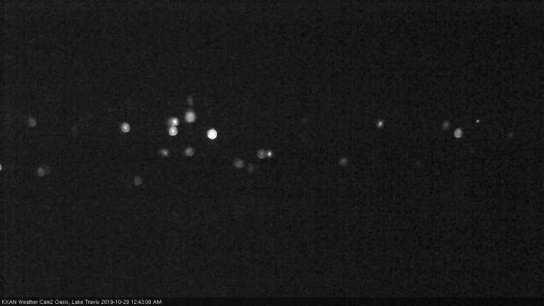Lake Travis webcam, October 19, 2019 11:45 PM CT