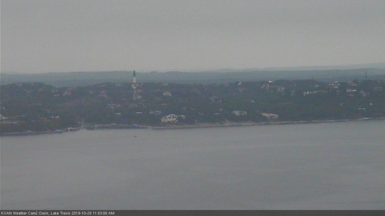 Lake Travis webcam, October 20, 2019 10:05 AM CT